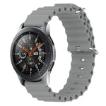 Cinturino per orologio in silicone tinta unita stile oceano da 22 mm, For Samsung Galaxy Watch3 45mm, For Samsung Galaxy Watch 46mm