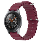 Cinturino per orologio in silicone tinta unita stile oceano da 22 mm, For Samsung Galaxy Watch3 45mm, For Samsung Galaxy Watch 46mm