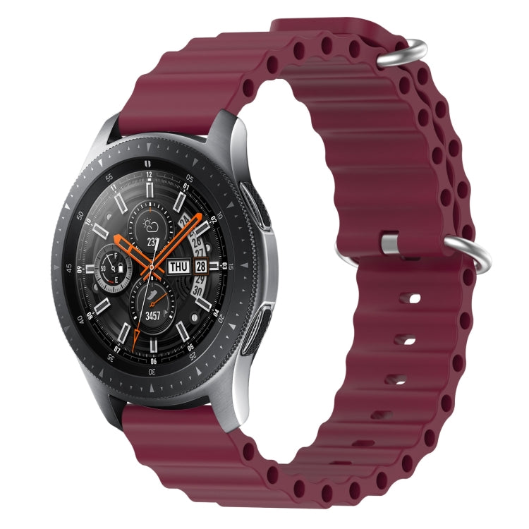 Cinturino per orologio in silicone tinta unita stile oceano da 22 mm, For Samsung Galaxy Watch3 45mm, For Samsung Galaxy Watch 46mm