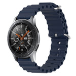 Cinturino per orologio in silicone tinta unita stile oceano da 22 mm, For Samsung Galaxy Watch3 45mm, For Samsung Galaxy Watch 46mm