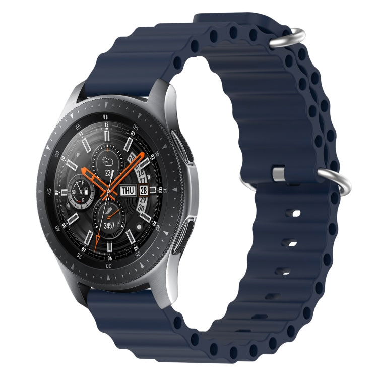 Cinturino per orologio in silicone tinta unita stile oceano da 22 mm, For Samsung Galaxy Watch3 45mm, For Samsung Galaxy Watch 46mm