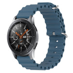 Cinturino per orologio in silicone tinta unita stile oceano da 22 mm, For Samsung Galaxy Watch3 45mm, For Samsung Galaxy Watch 46mm