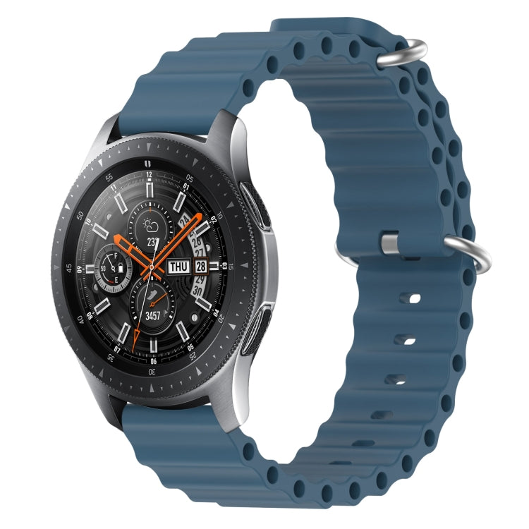 Cinturino per orologio in silicone tinta unita stile oceano da 22 mm, For Samsung Galaxy Watch3 45mm, For Samsung Galaxy Watch 46mm