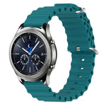 Cinturino per orologio in silicone tinta unita stile oceano da 22 mm, For Samsung Gear S3 Classic, For Samsung Gear S3 Frontier