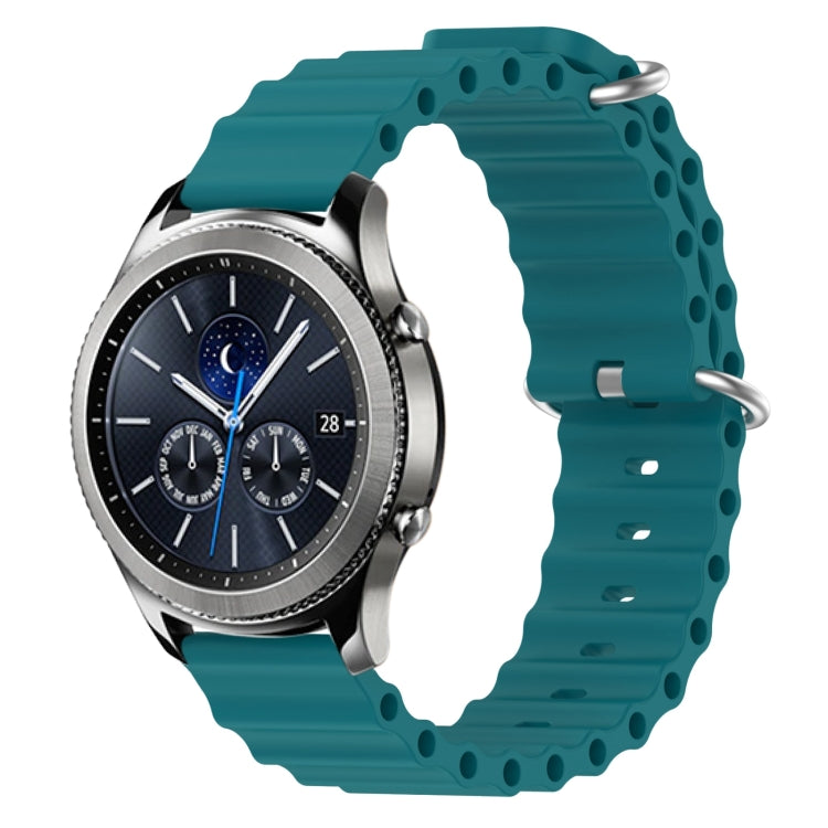 Cinturino per orologio in silicone tinta unita stile oceano da 22 mm, For Samsung Gear S3 Classic, For Samsung Gear S3 Frontier