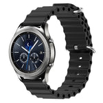 Cinturino per orologio in silicone tinta unita stile oceano da 22 mm, For Samsung Gear S3 Classic, For Samsung Gear S3 Frontier