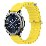 Cinturino per orologio in silicone tinta unita stile oceano da 22 mm, For Samsung Gear S3 Classic, For Samsung Gear S3 Frontier