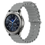 Cinturino per orologio in silicone tinta unita stile oceano da 22 mm, For Samsung Gear S3 Classic, For Samsung Gear S3 Frontier