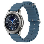 Cinturino per orologio in silicone tinta unita stile oceano da 22 mm, For Samsung Gear S3 Classic, For Samsung Gear S3 Frontier