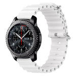 Cinturino per orologio in silicone tinta unita stile oceano da 22 mm, For Samsung Gear S3 Classic, For Samsung Gear S3 Frontier