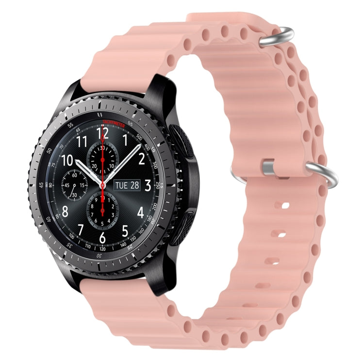 Cinturino per orologio in silicone tinta unita stile oceano da 22 mm, For Samsung Gear S3 Classic, For Samsung Gear S3 Frontier