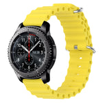 Cinturino per orologio in silicone tinta unita stile oceano da 22 mm, For Samsung Gear S3 Classic, For Samsung Gear S3 Frontier