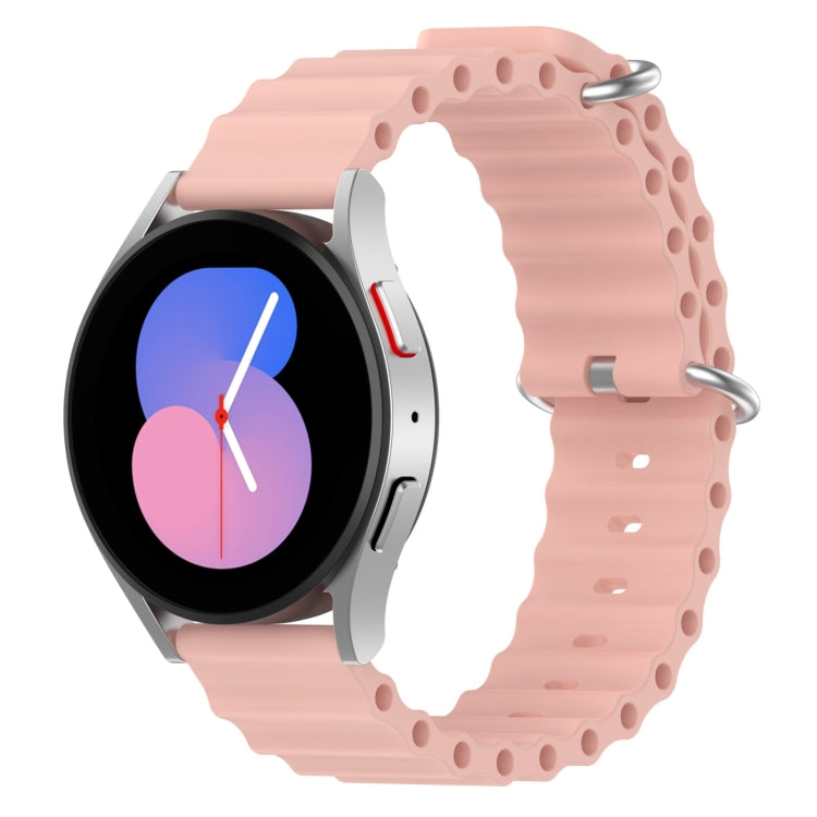 Cinturino per orologio in silicone tinta unita stile oceano da 20 mm, For Samsung Galaxy Watch 5 44mm, For Samsung Galaxy Watch 5 40mm