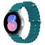 Cinturino per orologio in silicone tinta unita stile oceano da 20 mm, For Samsung Galaxy Watch 5 44mm, For Samsung Galaxy Watch 5 40mm