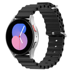 Cinturino per orologio in silicone tinta unita stile oceano da 20 mm, For Samsung Galaxy Watch 5 44mm, For Samsung Galaxy Watch 5 40mm