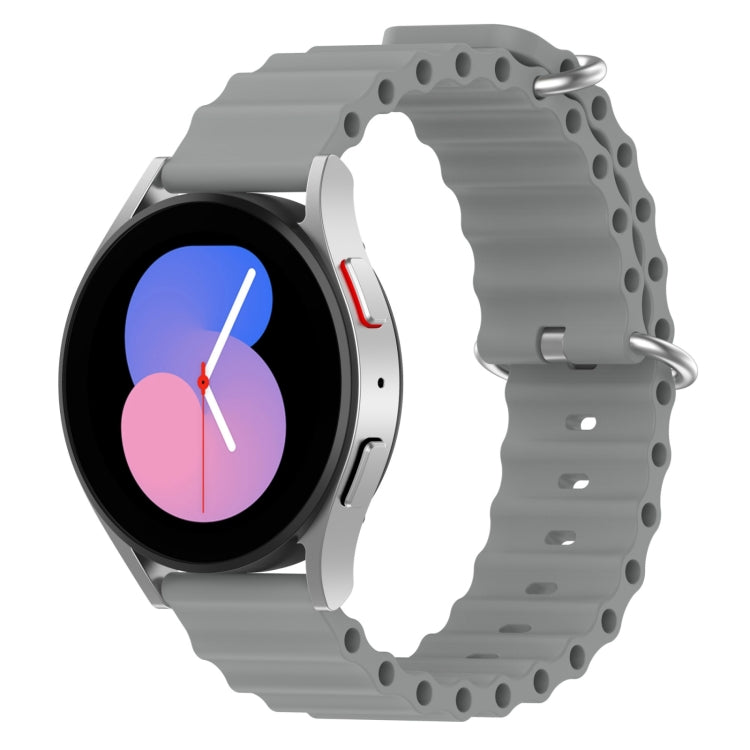Cinturino per orologio in silicone tinta unita stile oceano da 20 mm, For Samsung Galaxy Watch 5 44mm, For Samsung Galaxy Watch 5 40mm