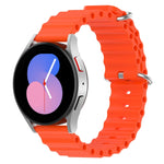 Cinturino per orologio in silicone tinta unita stile oceano da 20 mm, For Samsung Galaxy Watch 5 44mm, For Samsung Galaxy Watch 5 40mm