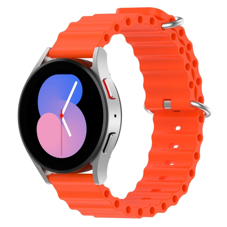 Cinturino per orologio in silicone tinta unita stile oceano da 20 mm, For Samsung Galaxy Watch 5 44mm, For Samsung Galaxy Watch 5 40mm