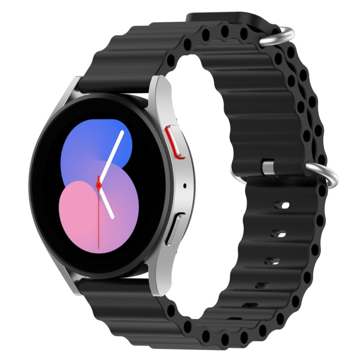 Cinturino per orologio in silicone tinta unita stile oceano da 20 mm, For Samsung Galaxy Watch 5 44mm, For Samsung Galaxy Watch 5 40mm