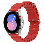 Cinturino per orologio in silicone tinta unita stile oceano da 20 mm, For Samsung Galaxy Watch 5 44mm, For Samsung Galaxy Watch 5 40mm