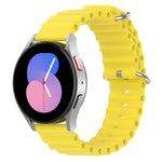 Cinturino per orologio in silicone tinta unita stile oceano da 20 mm, For Samsung Galaxy Watch 5 44mm, For Samsung Galaxy Watch 5 40mm