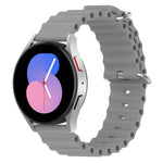 Cinturino per orologio in silicone tinta unita stile oceano da 20 mm, For Samsung Galaxy Watch 5 44mm, For Samsung Galaxy Watch 5 40mm