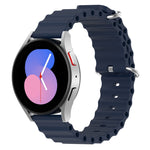 Cinturino per orologio in silicone tinta unita stile oceano da 20 mm, For Samsung Galaxy Watch 5 44mm, For Samsung Galaxy Watch 5 40mm