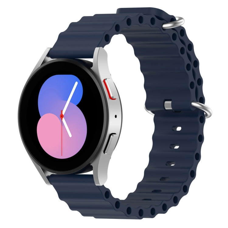 Cinturino per orologio in silicone tinta unita stile oceano da 20 mm, For Samsung Galaxy Watch 5 44mm, For Samsung Galaxy Watch 5 40mm