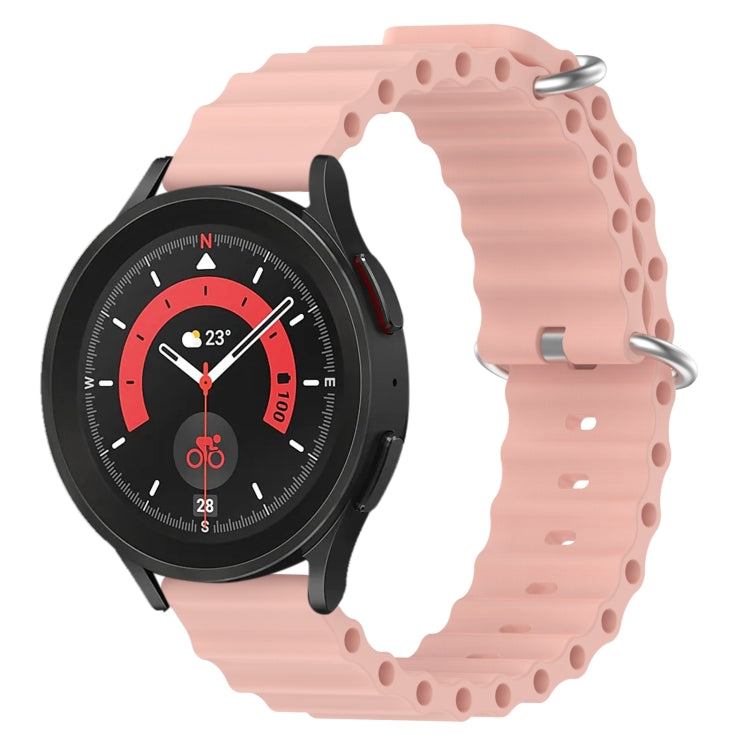 Cinturino per orologio in silicone tinta unita stile oceano da 20 mm, For Samsung Galaxy Watch 5 Pro 45mm, For Samsung Galaxy Watch 4 44mm