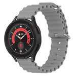 Cinturino per orologio in silicone tinta unita stile oceano da 20 mm, For Samsung Galaxy Watch 5 Pro 45mm, For Samsung Galaxy Watch 4 44mm