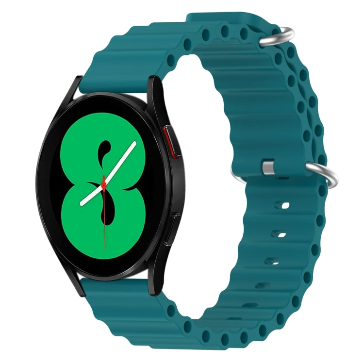 Cinturino per orologio in silicone tinta unita stile oceano da 20 mm, For Samsung Galaxy Watch 5 Pro 45mm, For Samsung Galaxy Watch 4 44mm