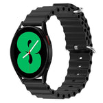 Cinturino per orologio in silicone tinta unita stile oceano da 20 mm, For Samsung Galaxy Watch 5 Pro 45mm, For Samsung Galaxy Watch 4 44mm