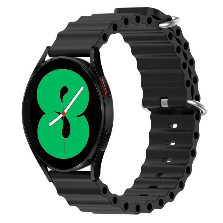 Cinturino per orologio in silicone tinta unita stile oceano da 20 mm, For Samsung Galaxy Watch 5 Pro 45mm, For Samsung Galaxy Watch 4 44mm
