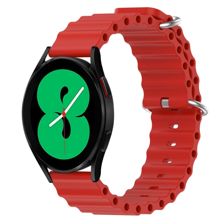 Cinturino per orologio in silicone tinta unita stile oceano da 20 mm, For Samsung Galaxy Watch 5 Pro 45mm, For Samsung Galaxy Watch 4 44mm