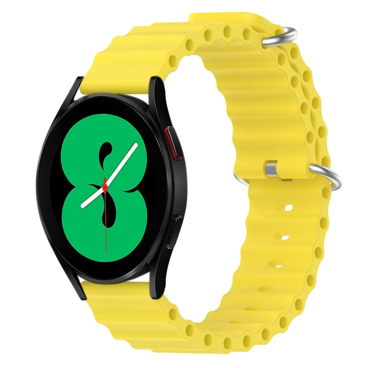 Cinturino per orologio in silicone tinta unita stile oceano da 20 mm, For Samsung Galaxy Watch 5 Pro 45mm, For Samsung Galaxy Watch 4 44mm
