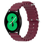 Cinturino per orologio in silicone tinta unita stile oceano da 20 mm, For Samsung Galaxy Watch 5 Pro 45mm, For Samsung Galaxy Watch 4 44mm