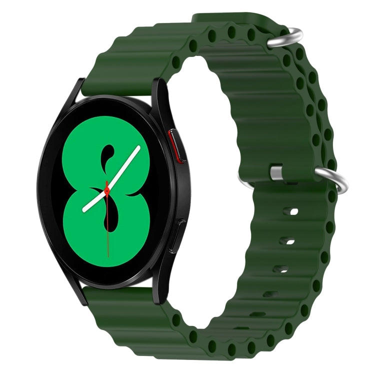 Cinturino per orologio in silicone tinta unita stile oceano da 20 mm, For Samsung Galaxy Watch 5 Pro 45mm, For Samsung Galaxy Watch 4 44mm