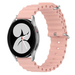 Cinturino per orologio in silicone tinta unita stile oceano da 20 mm, For Samsung Galaxy Watch 4 40mm, For Samsung  Galaxy Watch 4 Classic 42mm