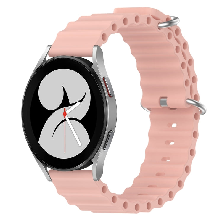 Cinturino per orologio in silicone tinta unita stile oceano da 20 mm, For Samsung Galaxy Watch 4 40mm, For Samsung  Galaxy Watch 4 Classic 42mm