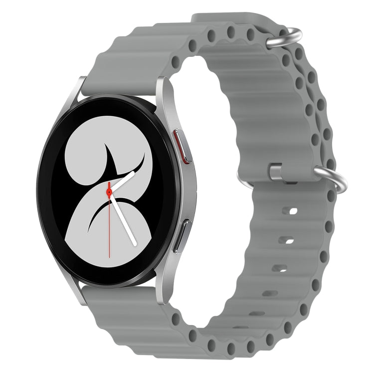 Cinturino per orologio in silicone tinta unita stile oceano da 20 mm, For Samsung Galaxy Watch 4 40mm, For Samsung  Galaxy Watch 4 Classic 42mm