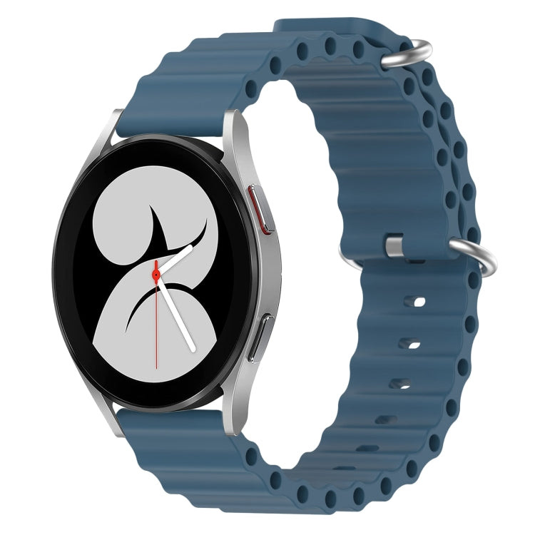 Cinturino per orologio in silicone tinta unita stile oceano da 20 mm, For Samsung Galaxy Watch 4 40mm, For Samsung  Galaxy Watch 4 Classic 42mm