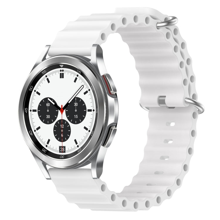 Cinturino per orologio in silicone tinta unita stile oceano da 20 mm, For Samsung Galaxy Watch 4 40mm, For Samsung  Galaxy Watch 4 Classic 42mm