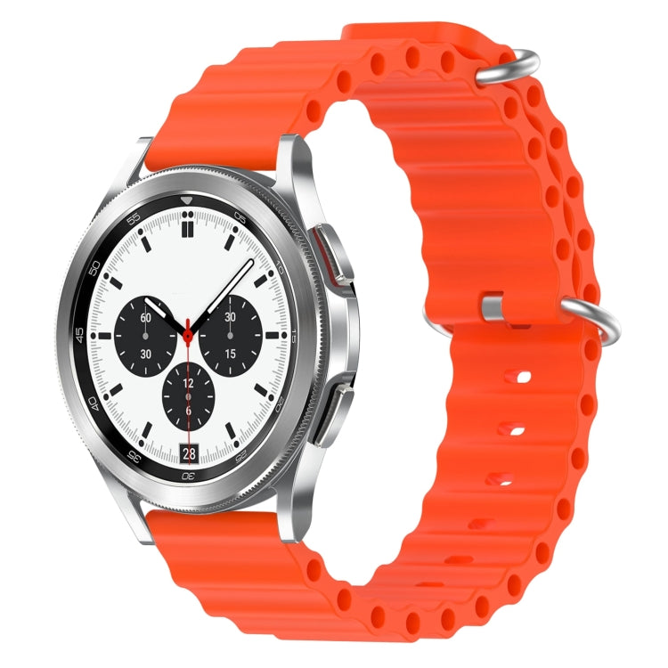 Cinturino per orologio in silicone tinta unita stile oceano da 20 mm, For Samsung Galaxy Watch 4 40mm, For Samsung  Galaxy Watch 4 Classic 42mm