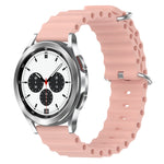 Cinturino per orologio in silicone tinta unita stile oceano da 20 mm, For Samsung Galaxy Watch 4 40mm, For Samsung  Galaxy Watch 4 Classic 42mm