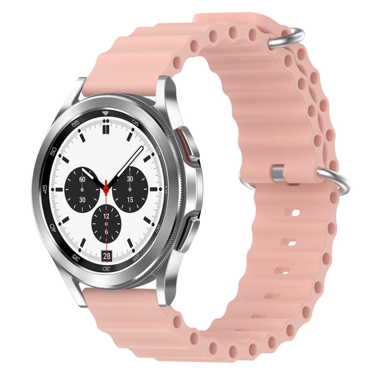 Cinturino per orologio in silicone tinta unita stile oceano da 20 mm, For Samsung Galaxy Watch 4 40mm, For Samsung  Galaxy Watch 4 Classic 42mm