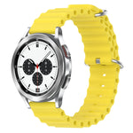Cinturino per orologio in silicone tinta unita stile oceano da 20 mm, For Samsung Galaxy Watch 4 40mm, For Samsung  Galaxy Watch 4 Classic 42mm