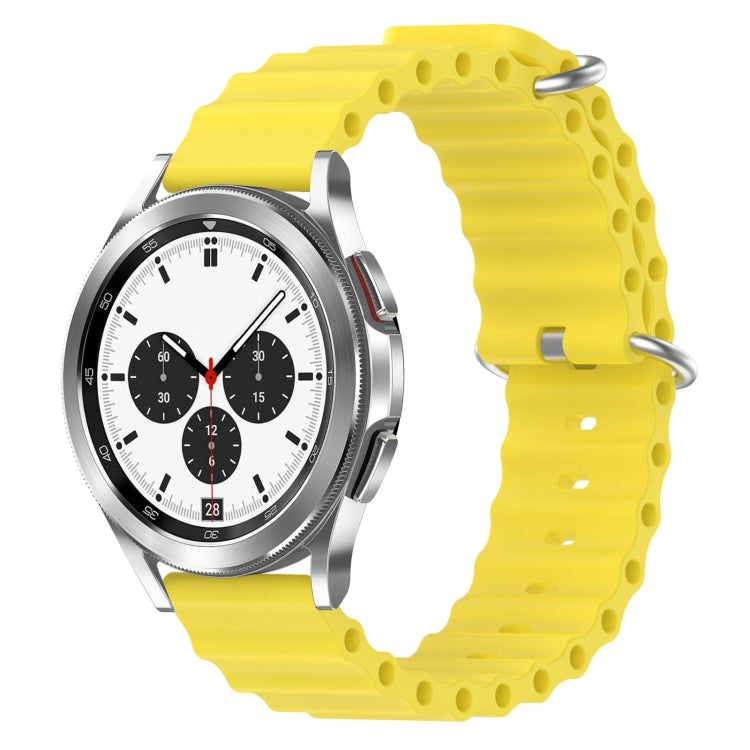 Cinturino per orologio in silicone tinta unita stile oceano da 20 mm, For Samsung Galaxy Watch 4 40mm, For Samsung  Galaxy Watch 4 Classic 42mm