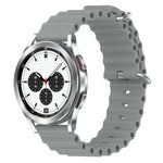 Cinturino per orologio in silicone tinta unita stile oceano da 20 mm, For Samsung Galaxy Watch 4 40mm, For Samsung  Galaxy Watch 4 Classic 42mm