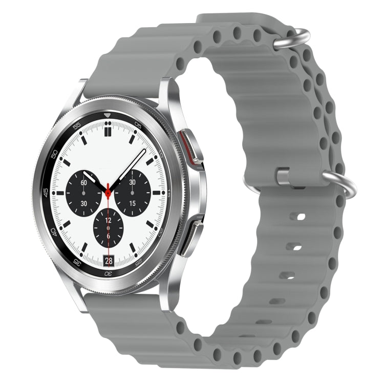 Cinturino per orologio in silicone tinta unita stile oceano da 20 mm, For Samsung Galaxy Watch 4 40mm, For Samsung  Galaxy Watch 4 Classic 42mm