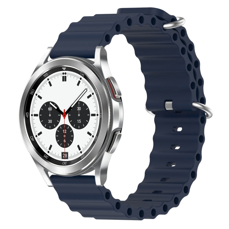 Cinturino per orologio in silicone tinta unita stile oceano da 20 mm, For Samsung Galaxy Watch 4 40mm, For Samsung  Galaxy Watch 4 Classic 42mm